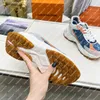 Patlama Sıcak Kadınlar 1AChtv Run 55 Sneaker Koşu Ayakkabı Teknik Malzemeler Denim Doğal Buzağı Deri Şehir Spor Ayakkabı Tasarım Kaldırılmış Kauçuk Çıkar Mavi Spor Ayakkabı
