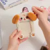 kawaii Plush Photocard Holder Cute Bear Credit ID Bank Card Keychains Bus Cards Protective Case Picture Photo Sleeves Statiery 06xK#
