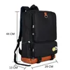 Zug Drag Luminous Rucksack Glow in Dark Reißverschluss Mund Große Augen Schulter Rucksack Anime Menger Schultasche e17N #