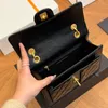 Luksusowy designerski klasyczny plecak Tote Diamond kratę podwójna litera pikowana torebka vintage oryginalna patent skórzana złota łańcuch multi pochette torba