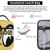 Mens Moeyes Mo Lunch Tote Lunchbox Thermal Lunchbox Children's Lunch Bag C6QU#