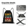 black History Mth 247365 We Are All Human Drawstring Bags Gym Bag Hot Lightweight O0rX#