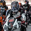オートバイアパレルライディング保護ジャケットセットレザーバイク耐摩耗性とアンチドロップの衣類の男性レース