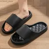 home shoes 2024 New Concise Summer Couple Mule Non-slip Soft Slides Lithe Comfort Sandals Men Women Shoes Slippers Ladies Home Flip Flops Y240401