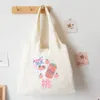 Borse per tote in stile fragole giapponese Girls Bcorse per spalle in tela harajuku borse da viaggio per borse da stampa stampato per pesche eco borse o638#