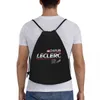 Anpassad Charles Leclerc 16 Sport Car Race Drawstring Bag For Shop Yoga ryggsäckar Kvinnor Män Sport Gym Sackpack T61U#