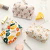 Multi Color Printed Canvas Cosmetics Storage Bag For Girl Students Key Lipstick Makeup Case Organizer Handväska toalettartiklar P0QS#