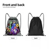 Cute Rainbows Amigo Jogar Gamer Cordão Mochila Mulheres Homens Ginásio Esporte Sackpack Dobrável Shop Bag Sack D3u7 #