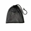 1 Pcs Black Durable Nyl Mesh Drawstring Bag Storage Pouch Multi Purpose Home Travel Outdoor Activity Laundry Bag Stuff Sack w9tU#