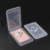 plastic Clear Id Credit Card Holder for Women Men Waterproof Bank Card Cover Case Clastic Student Badge Card Clip Holder Bag 79gZ#