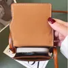 Nombre personalizado Fi Phe Cross Body Bag para mujer Diseño de lujo Slim Flap Monedero Cuero genuino Casual Versátil Bolso de hombro r1R1 #