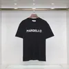 Mens T-shirt French Designer Luxury Brand Margiela Pullover Short Sleeve Figure Print 100% Cotton Top Quality Loose Casual Sports Plus Size Mens S-2xl