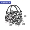 carto French Bulldog Pattern Lunch Box for Women Cute Dog Cooler Thermal Food Insulated Lunch Bag Travel Work Pinic Ctainer 11F4#