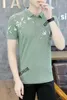 Polo da uomo 2024 Primavera ed Estate T-shirt Risvolto in cotone a maniche corte Cina Guofeng Series Top