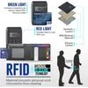 Porta carte RFID Busin Portafogli intelligenti per uomo Fibra di carbonio Sottile Sottile Portafoglio minimalista Regalo persalizzato personalizzato EDC a8eK #