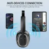 Headphones Siindoo JH101 Wireless Call Center Headset with Mic Noise Canceling Headphones with 50H Talking Time For Office Work, Video