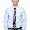 Bow Ties Purple Spotted Leopard Tied Druku