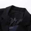 Designer de luxe Chaopai Veste de luxe légère classique avec logo triangulaire Costume de loisirs d'affaires haut de gamme à simple boutonnage pour hommes et femmes en automne