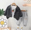 Vêtements de marque pour enfants, ensembles de vêtements pour bébés garçons et filles, cardigan, veste en jean, ensemble de pantalons de survêtement