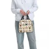 Vendita calda Bulldog francese Lunch Bag per uomo Donna Portatile caldo dispositivo di raffreddamento isolato Lunch Box per lavoro Scuola Picnic Food Tote Borse 33Bp #