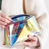 Color láser bolsa cosmética transparente PVC PVC MAQUILTRY Bag Bag Girls Girls Impermevas Impermeables Caso de belleza T6ur#