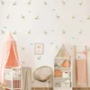 Adesivos de parede 1 folha de desenho animado alpaca adesivo murais decoração de paredes para quarto quarto infantil