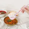 Löffel Lose Tee Scoop Dekorative Suppe Löffel Handheld Küche Glas Multifunktions Lange Griff Nudel