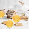 Outils de cuisson barreaux de chocolat en aluminium en aluminium Golden Food Emballage Kraft Paper Candy Square Sweets Candies DIY