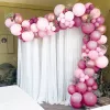 Borstar Pink Balloon Garland Arch Kit Happy Birthday Party Decor Kids Baby Shower Girl Globo Wedding Birthday Ballons Party Supplies