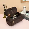 Män vintage lyxigt toalettväska Travel Necary Busin Cosmetic Makeup Cases Man Hanging Storage Organizer W Bags 64ZJ#