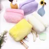 Nieuwe gepersaliseerde naam draagbare pu 메이크업 tas effen kleur reizen opbergtas custom vrouwen cosmetische tas verjaardagscadeau handtas p6gg#