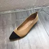 Casual Scarpe Da Donna Traspirante Lavorato A Maglia V Quadrato/Punta a punta Mocassini Tacchi Spessi Mocassini Piatti di Colore Misto Stretch Donna 2024