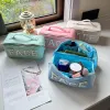 Candy Color Women's Cosmetic Sacs Coller Lettres Portables Sac de maquillage portable Sac à main de grande capacité Boîte de rangement Femelle Box 374G #