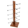 Decorative Plates Wood Display Stand Glasses Wooden Eyeglasses Riser Holder Sunglasses Desktop Organizer Rack