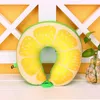 Travel Memory Foam Fruit U Shaped Travel Pillow Neck Support Head Rest Headrest Cushion Pillow