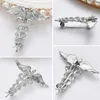 Brooches Vintage Cross Brooch Pins Men Badge Alloy Fashion Jewelry Glyph Snake Angel's Wing Magic Rod For Women Accessories Gift