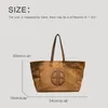 large Capacity Tote Bags For Women Luxury Designer Handbags And Purse 2023 New In Vintage Faux Suede Letters Decorati Shoulder p028#