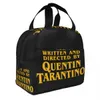 Quentin Tarantino Sac à lunch isolé pour femmes enfants Pulp Ficti Kill Bill Film Portable refroidisseur thermique boîte à lunch alimentaire fourre-tout k7B9 #