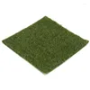 Trädgårdsdekorationer -Artificiellt grässliknande älva Artificial Lawn 6 x tum miniatyr prydnadsdockhus DIY -gräs (12