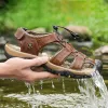 الأحذية 2022 أصلية لرجال الرجال أحذية الصيف غير الرسمي في الهواء الطلق في الهواء الطلق تنفس سريع الجاف جاف الجاف غير الصنادل الرياضية بالإضافة إلى حجم 3848