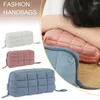 Cosmetic Bags Pillow Shape Pencil Case Multifunction Quilted Travel Toiletry Bag Large Capacity Makeup Organizer Cotton For Outdoor