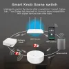 Управление Tuya ZigBee Smart Knob Switch Беспроводная кнопка переключения сцен Дистанционный диммер Сценарий автоматизации с батарейным питанием Приложение Smart Life