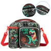 Boys Lunch Bag dinosaurussen en voetbal schattige polyester lunchtas voor picknickuitje school beste cadeau voor jongens r0px#