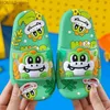 home shoes Summer Children Slippers Cute Dinosaur Rabbit Pattern Sandals For Aged 2-10 Boys Girls Non-slip Bath Flip Flops Home Kids Shoes O7BT Y240409