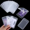 10pcs Couverture de carte transparente imperméable COVER RIGID PLASTIQUE DES CARDES DE BUSE BUSIN CARTES DE CRÉDIT BANDE CARTE BANDE SLIPTE PROTECT S85M #