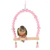 Other Bird Supplies Climbing Branch For Parrots Swing Hanging Toy Parakeets Cockatiel