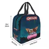 grappige Gremlins Gizmo geïsoleerde lunchtassen voor vrouwen 80s film Mogwai draagbare koeler thermische Bento Box Outdoor Cam Travel Z7qb #