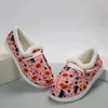 Casual Shoes Women's Fashion Plush Inner Flat Winter Printed Cotton Plus Size Online