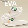 home shoes Summer womens slippers bathtub thick platform anti slip home cute frog cartoon flip beach sandals womens slippers indoor and outdoor Y240401