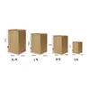 Bolsas de armazenamento Gift Kraft Paper Bag Packaging Biscuit Candy Kitchen Acessories Food TakeAway